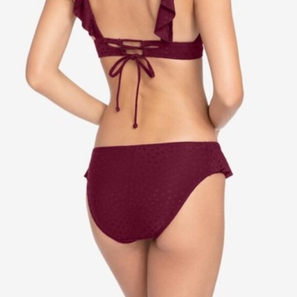 NWOT Robin Piccone Julianna Knit Bikini Bottom - Picture 2 of 7